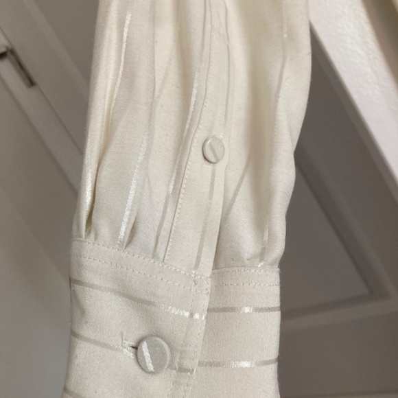 Rag & Bone Adrian Blouse in Striped Turtledove size XS - Picture 10 of 10